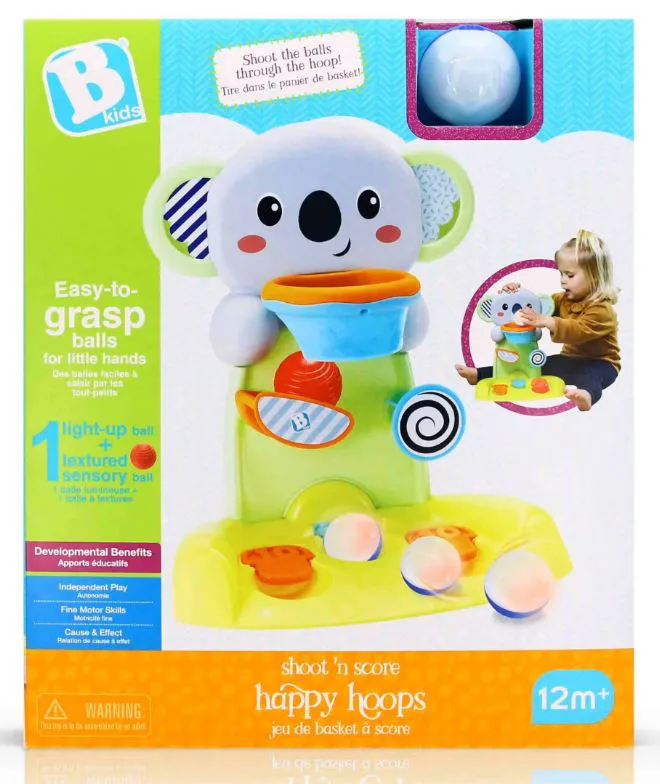 Бебешка играчка, Infantino, B Kids, Кош с топки, Коала