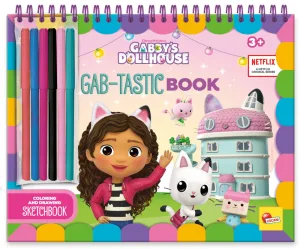 Творчески комплект, Lisciani, Gabby′s dollhouse, Книжка с активности, Gab-tastic