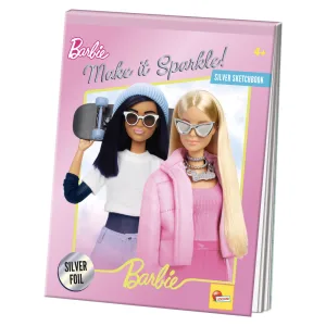 Творчески комплект, Lisciani, Barbie, Книжка за оцветяване с холографски ефект