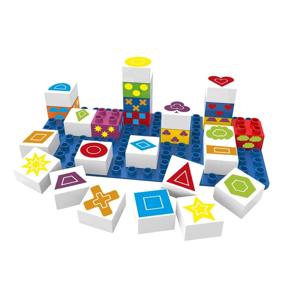 Конструктор, BioBuddi, Образователни кубчета с геометрични фикури, 27бр. - Image 2