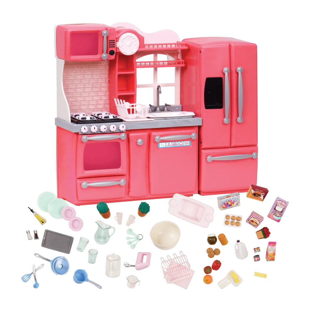 Кухненски комплект, Battat, Our Generation, Гурме, Розов - Image 2