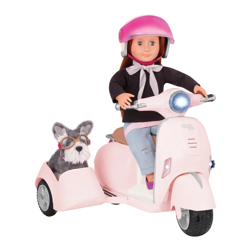 Комплект, Battat, Our Generation, Мотоциклет с кош - Image 3