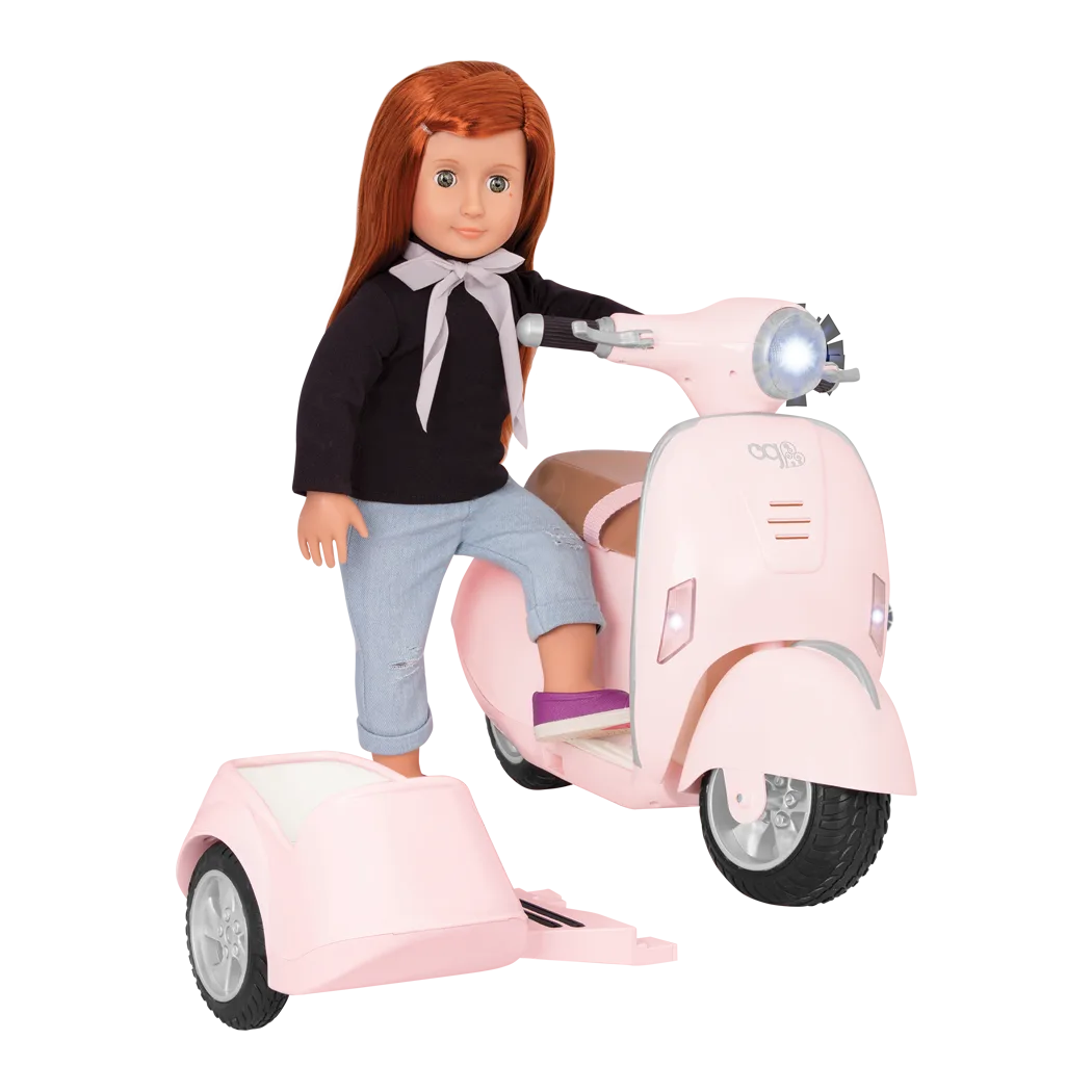 Комплект, Battat, Our Generation, Мотоциклет с кош - Image 6