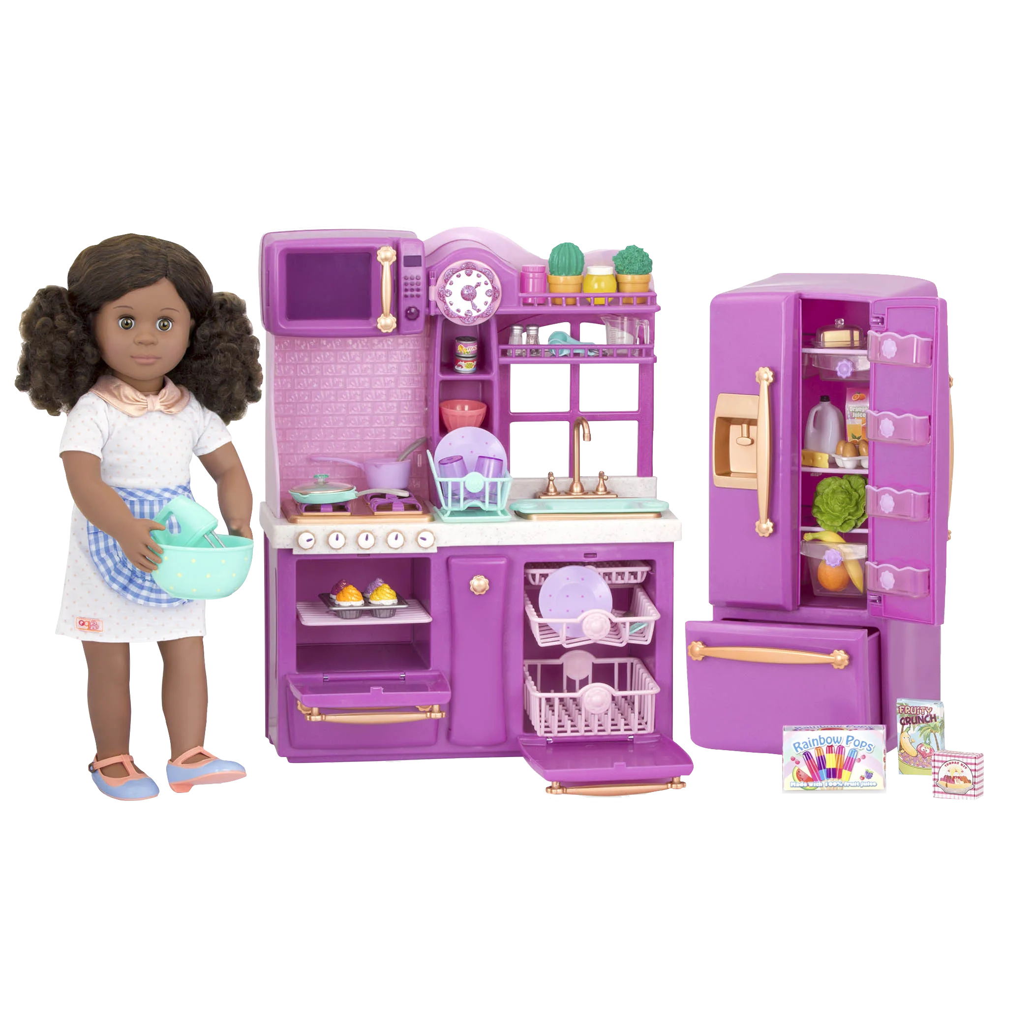 Кухненски комплект, Battat, Our Generation, Гурме, Лилав - Image 4