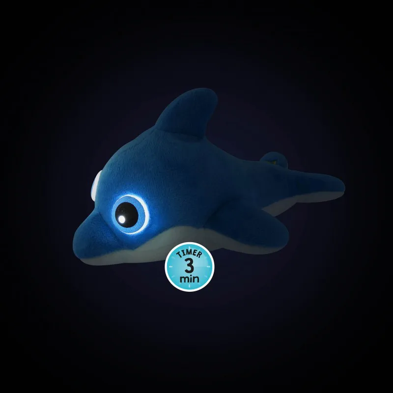 Плюшена играчка с таймер, Buki France, Делфин - Image 3