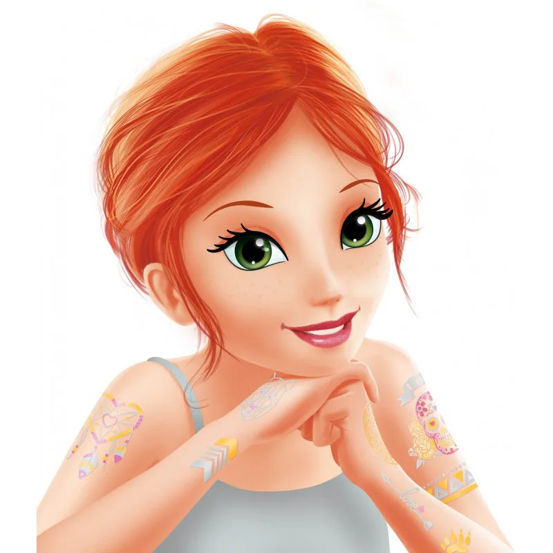 Комплект 75 тауировки в цветове металик - Image 4