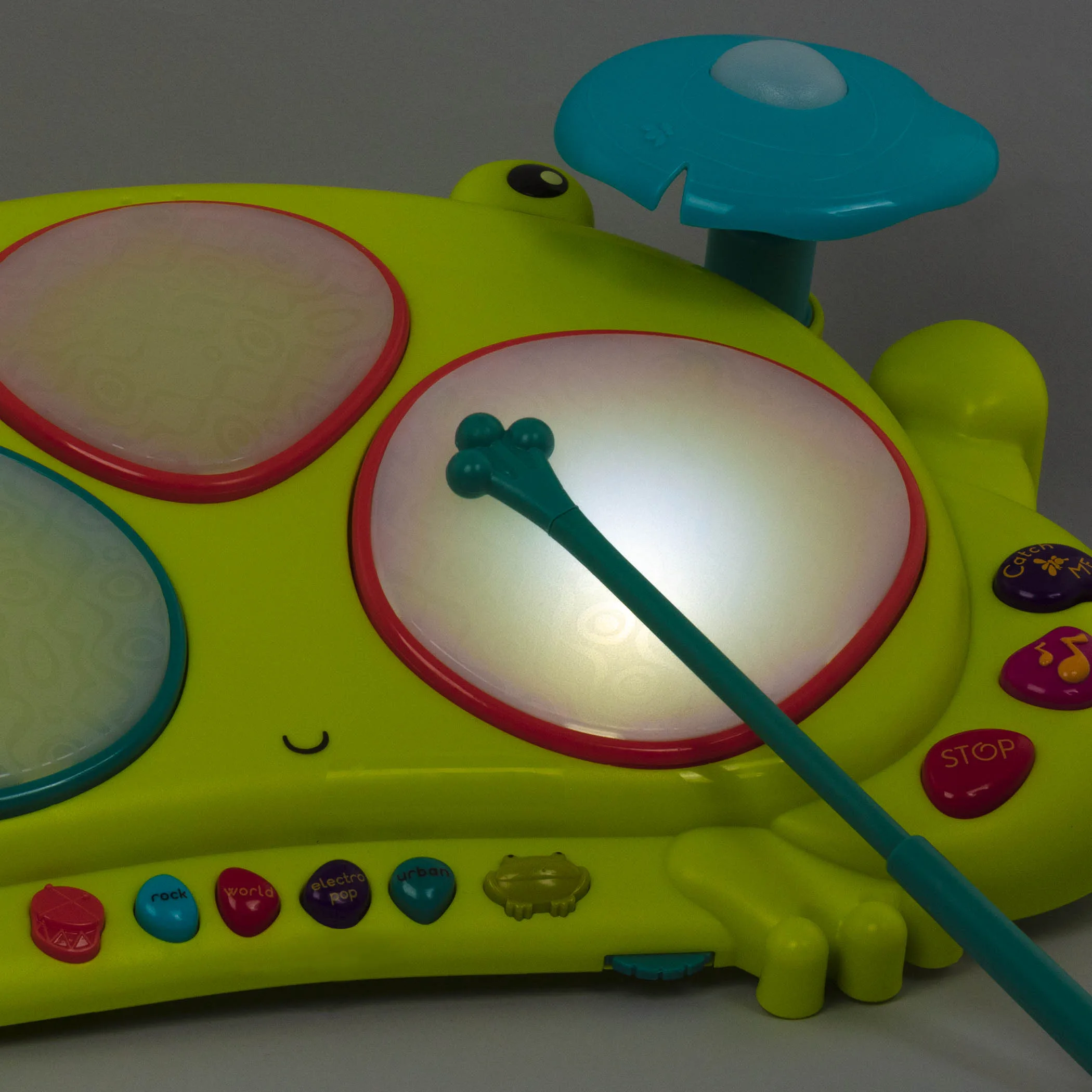 Детска музикална играчка, Battat, Светлина и запис, Жаба - Image 2