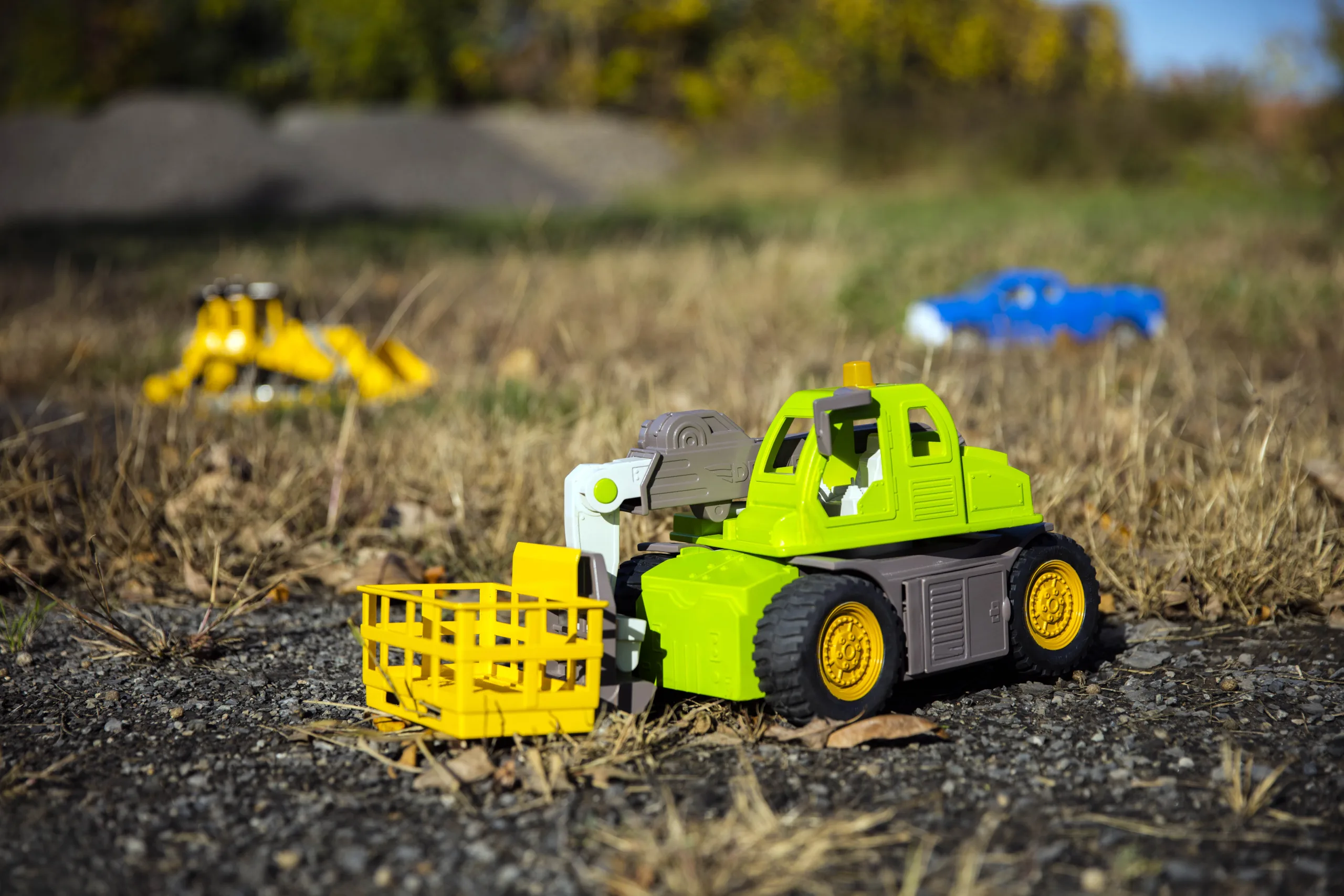 Детска играчка, Battat, Driven, Телескопична повдигаща машина - Image 3