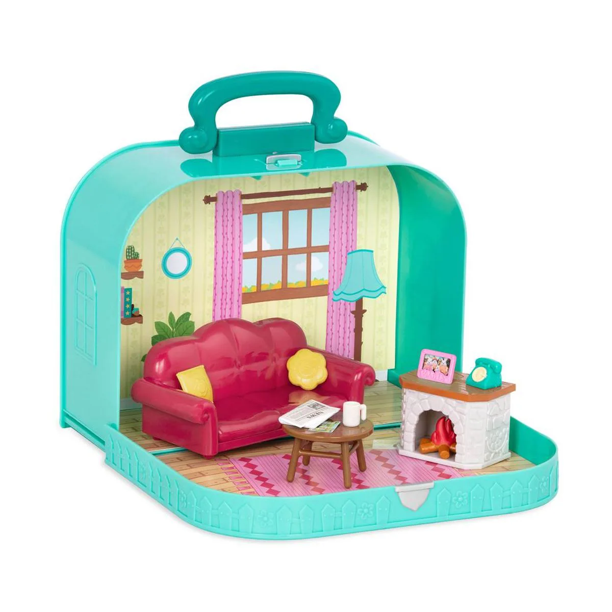 Комплект за игра, Battat, Li′l Woodzeez, Дневна стая - Image 2