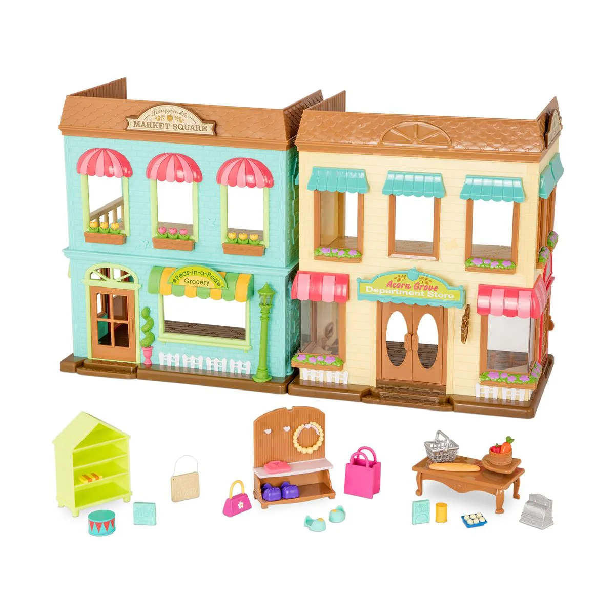 Комплект за игра, Battat, Li′l Woodzeez, Магазин - Image 4