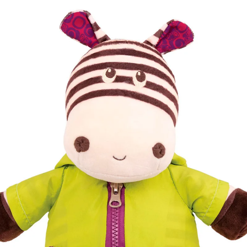 Мека играчка за обличане, Battat, Хипопотам - Image 4