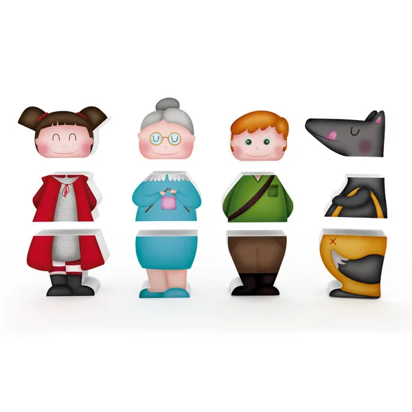 Пъзел, Eurekakids, Магнитни фигури, Червената шапчица - Image 3