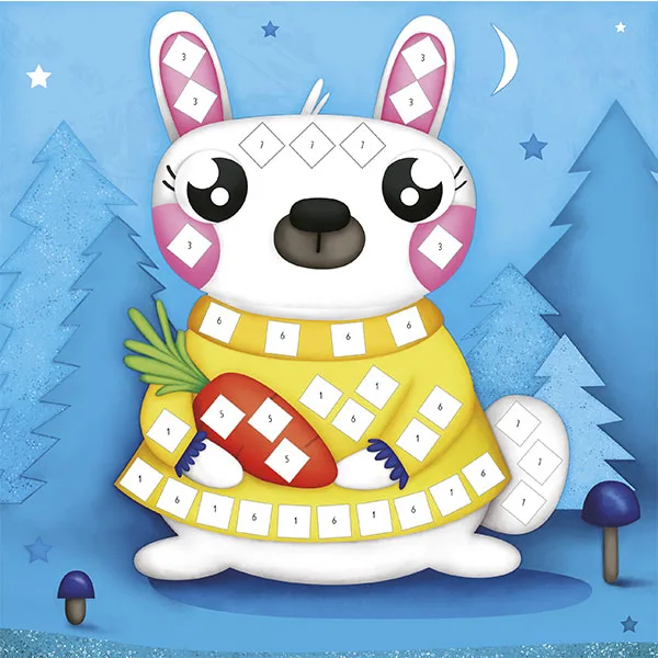 Творчески комплект, Eurekakids, Декориране по номера, Блестяща мозайка - Image 3