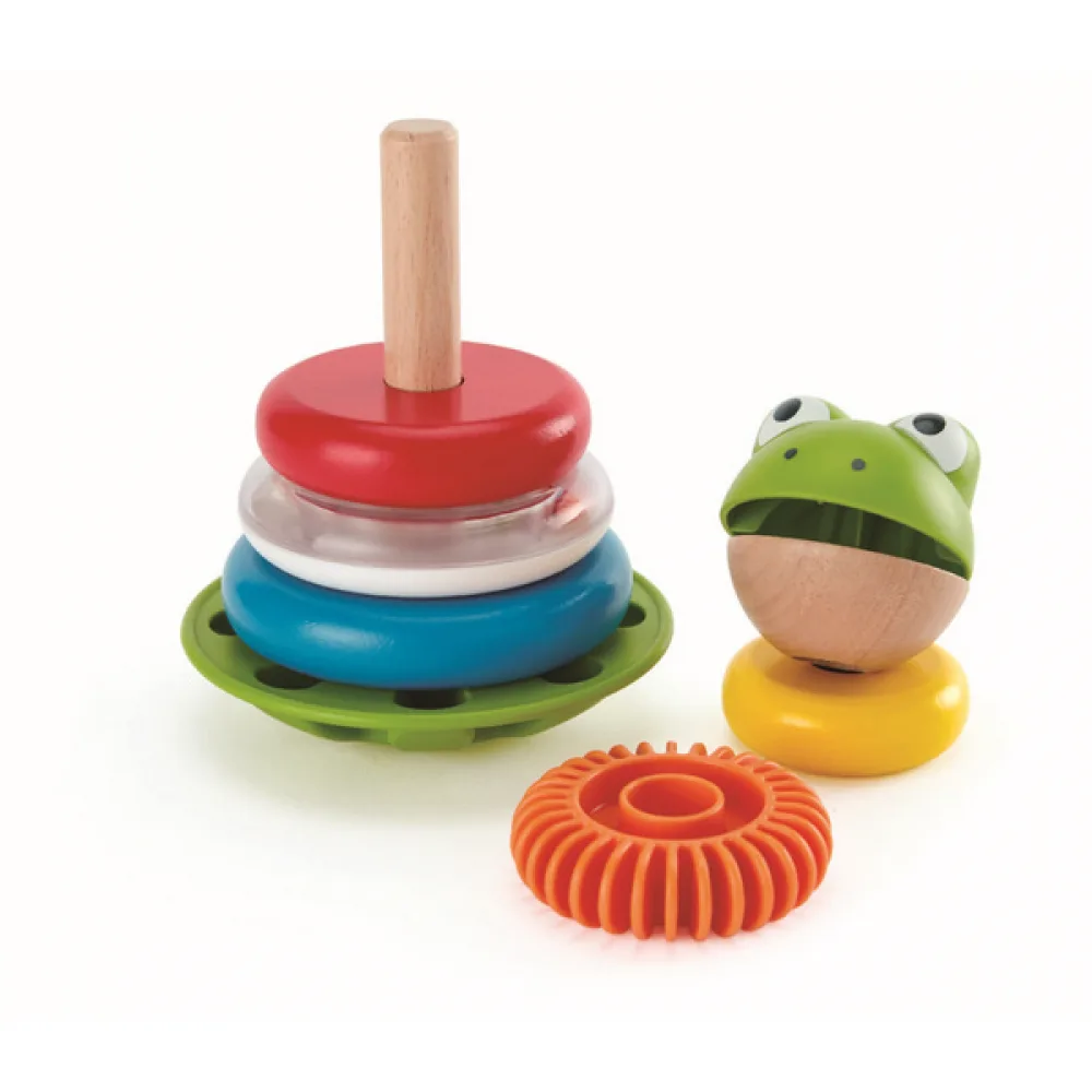 Дървена играчка за подреждане - Жабка - Image 2
