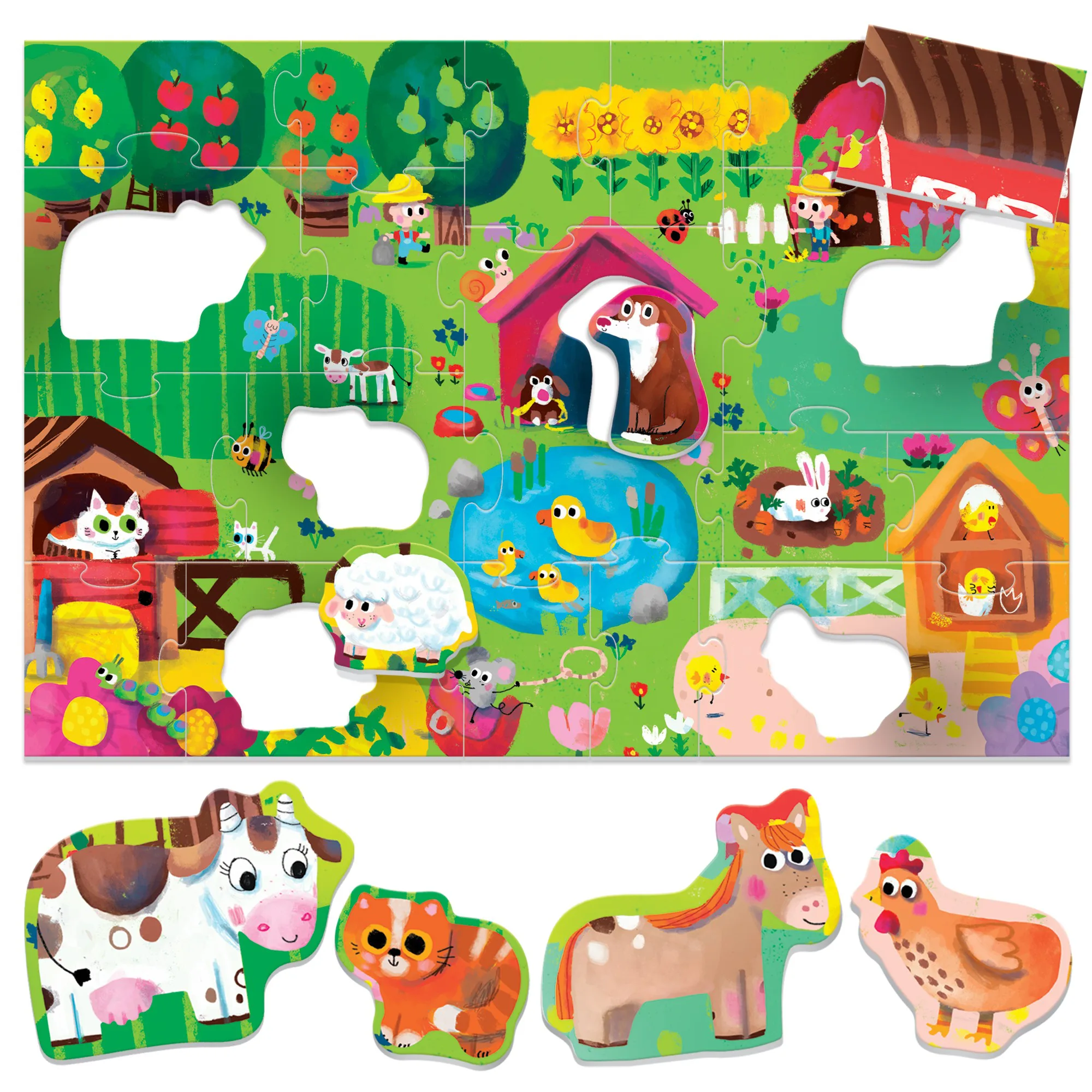 Образователен пъзел - Ферма - Image 2