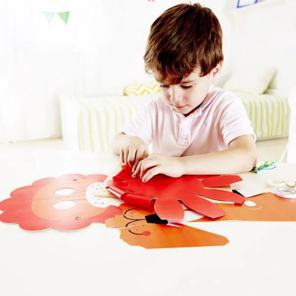 Творчески комплект, Hape, Направи си сам картина и маска, Лъв - Image 3