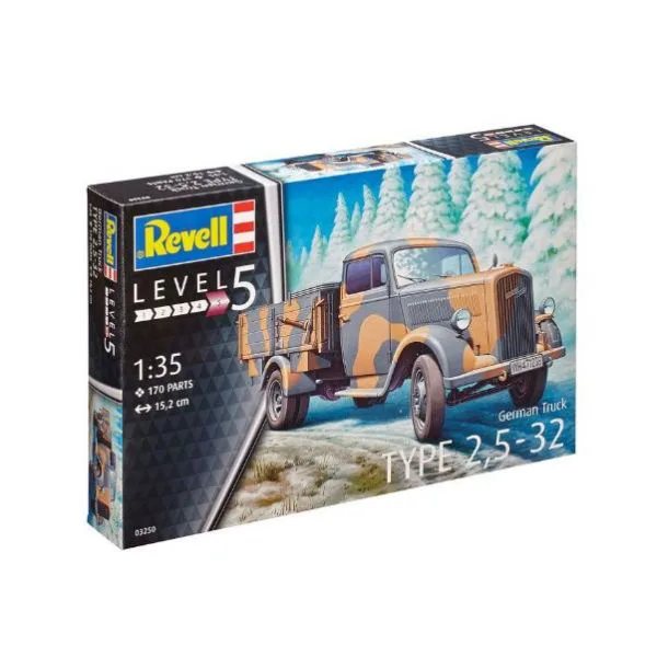 Немски камион тип 2,5-32 - сглобяем модел - Image 3