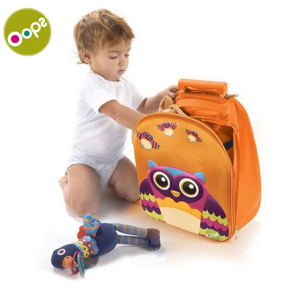 Детска раница с колелца, Oops, Бухал, 37 x 31.5 x 14.5 см - Image 4