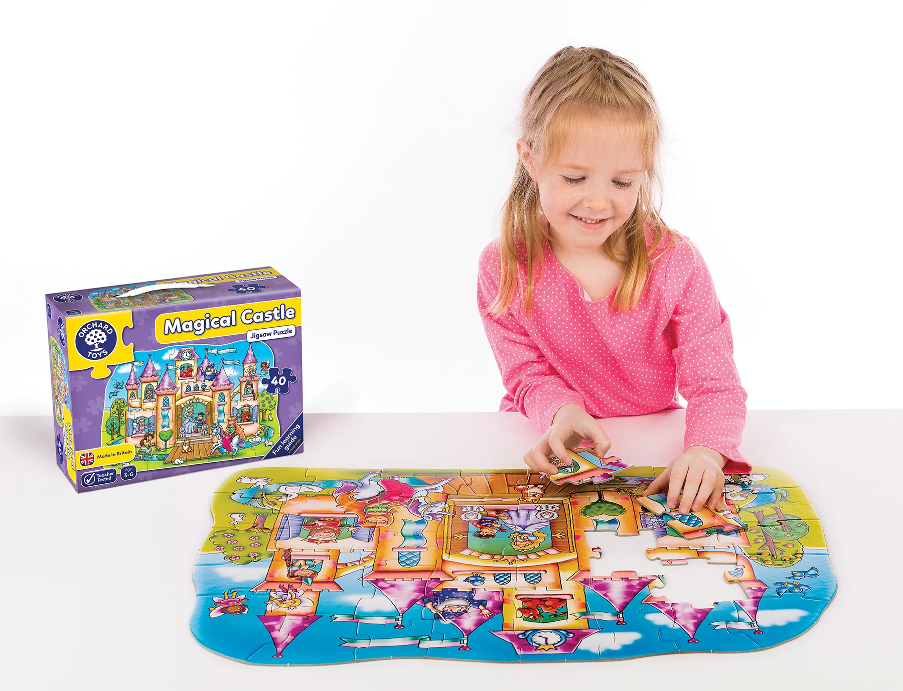 Детски пъзел, Orchard Toys, Магически замък, 40 части - Image 3