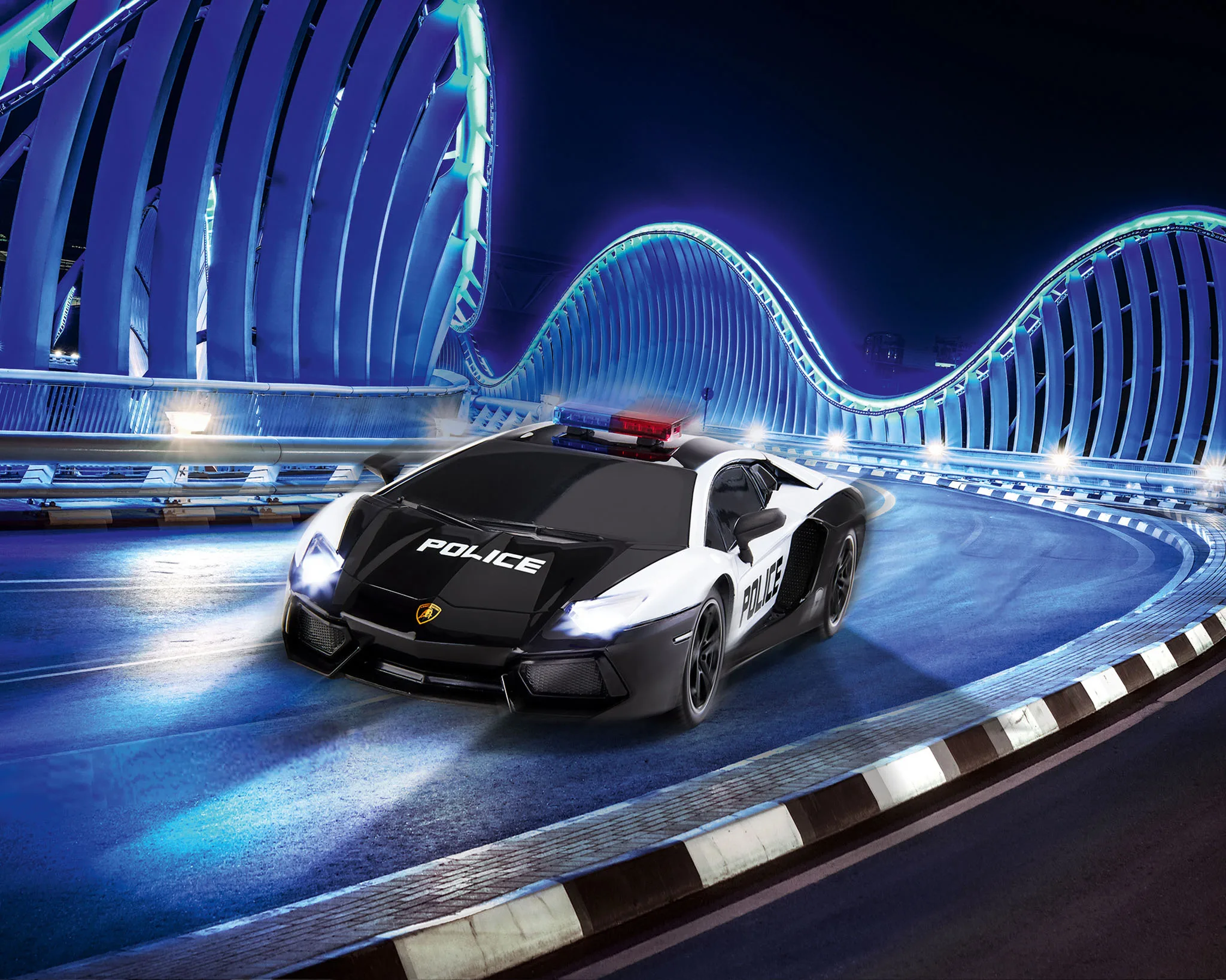 Автомобил Ламборджини Полиция - RC управление - Image 2