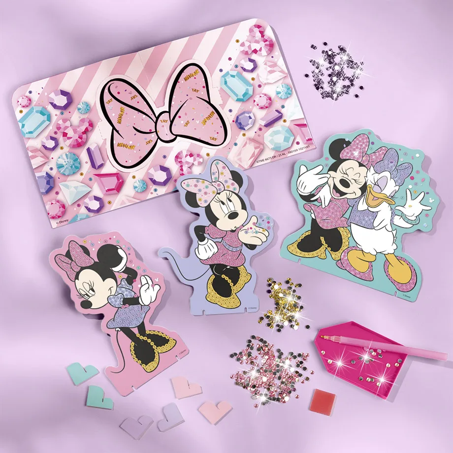 Творчески комплект, Totum, Minnie Mouse, Направи си сам картички с диаманти - Image 2
