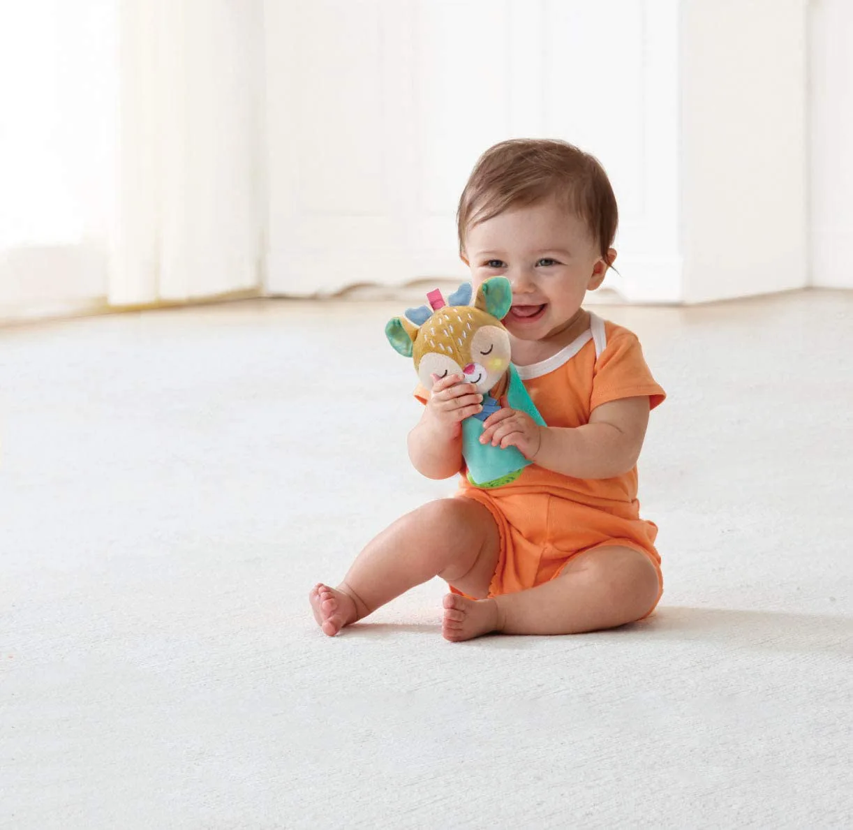 Интерактивна играчка, Vtech, Моят първи приятел, Кърпа за гушкане - Image 6